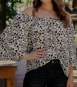 Sweet Attention Cold Shoulder Top