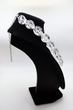 Clear Twisted Baroque Bead Marco Necklace - Image 3