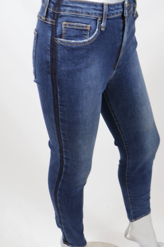 Med - Two Toned Striped Skinny - Image 3