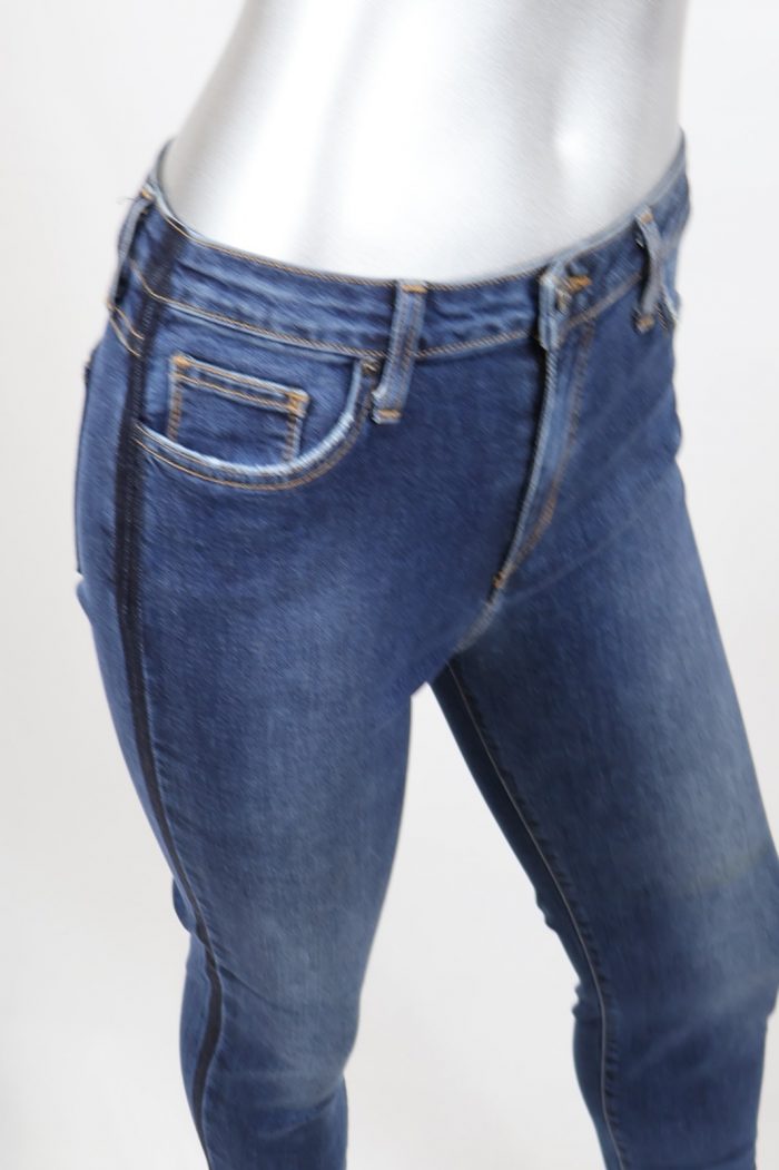 Med - Two Toned Striped Skinny - Image 4