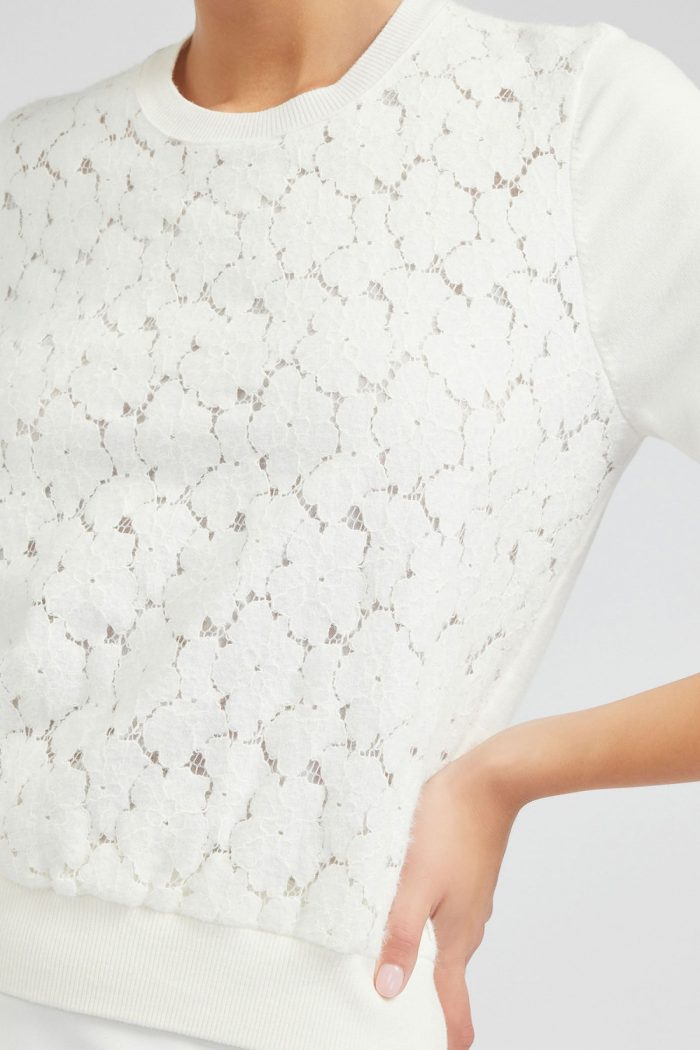 The Winter White Top CURRENT AIR - Image 4