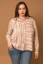 Stripped Satin Shirt
