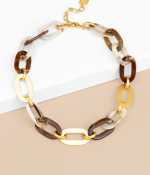 Marbled Muse Short Necklace