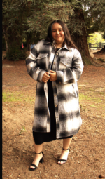 Longline Buffalo Check Shirt Jacket - Image 5