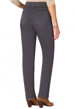 Everyday" Straight Leg Pant - Charcoal - Image 3