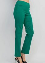 Zac & Rachel Banded Mid Waist Solid Millennium Green ultramarine