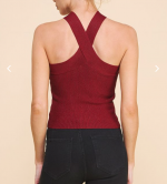 Criss-Cross Halter Top ALLIE ROSE - Image 3