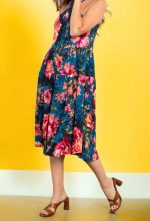 Blooming floral loose fitted Dress - Image 2