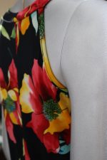 Floral Baby-Doll Halter Neckline Mini Dress - Image 2