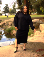 Glitter Long Sleeve Open Back Knit Top GILLI - Image 4