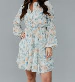 PANACHE APPAREL White Floral Dress