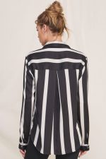 Chic Couture Striped Blouse - Image 4