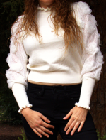 GRACIA Floral Sleeve Top - Image 2