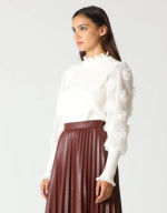 GRACIA Floral Sleeve Top