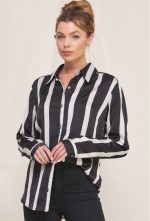 Chic Couture Striped Blouse