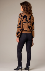 Abstract Jacquard Mock Neck Pullover Sweater Wit & Wisdom - Image 6