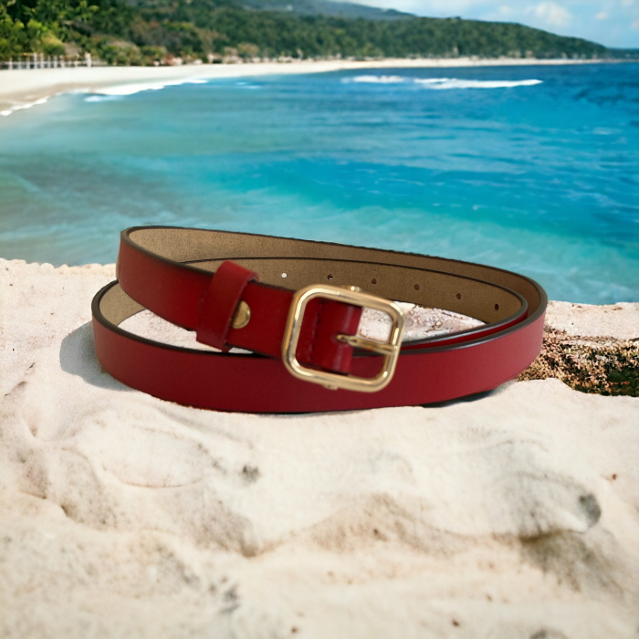 Thin Belt Gold Buckle - Image 2