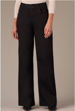 Wit & Wisdom Sam High-Rise Wide Leg Pants with AB Solution in Black