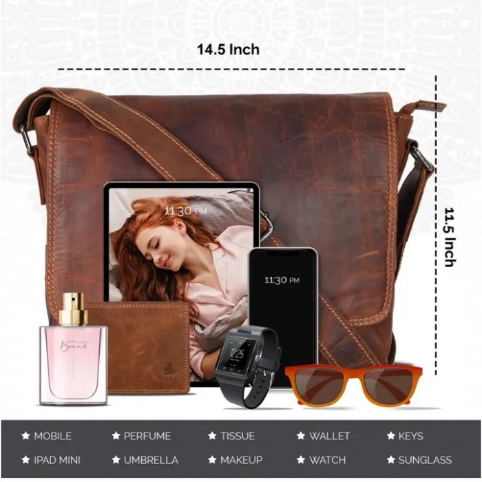 Smart Messenger Mini Steven 11" - Brown - Image 2