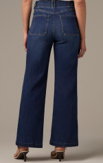 Wit & Wisdom Emma SKYRISE Wide Leg Jeans with Center Front Seams - Image 4