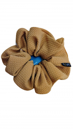 Caramel Dream    Tela's Oversized Waffle Knit Scrunchie - - Image 2