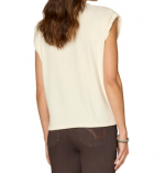 Embellished Cutout Cap Sleeve Top - Image 3