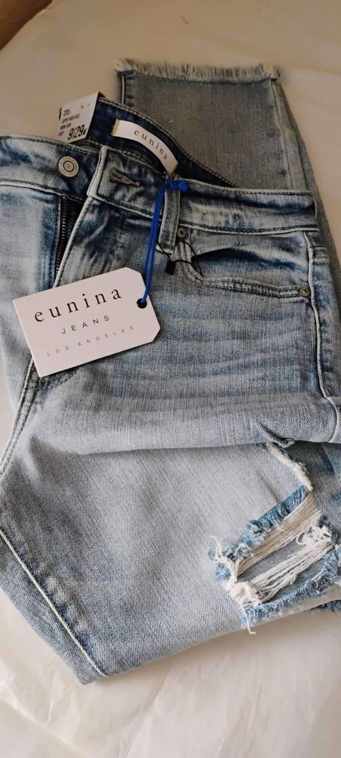 TOBI Super High Rise MOM Jean Crop - Image 2