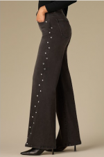 Wit & Wisdom Plus Size Sam High-Rise Wide Leg Studded Jeans with AB Solution - Image 3