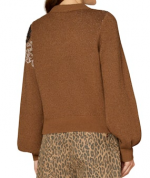 Mocha Bouquet Mock Neck WIT & WISDOM - Image 3