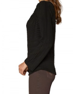 Bell Sleeve Boat Neck Top DEMOCRACY - Image 2