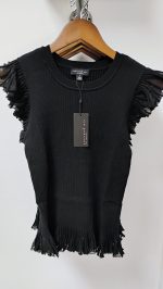 CURRENT AIR Ribbed Ruffle Blouse - Image 5