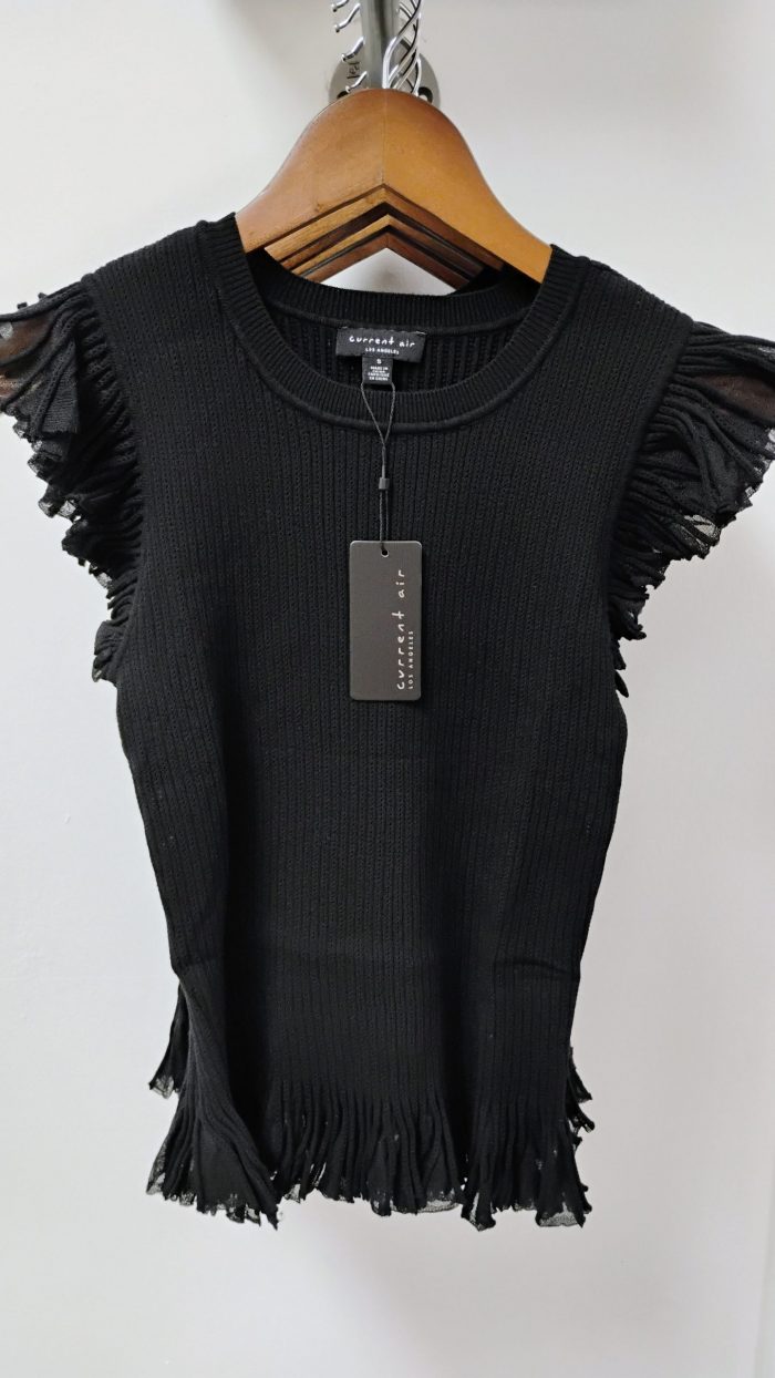 CURRENT AIR Ribbed Ruffle Blouse - Image 5