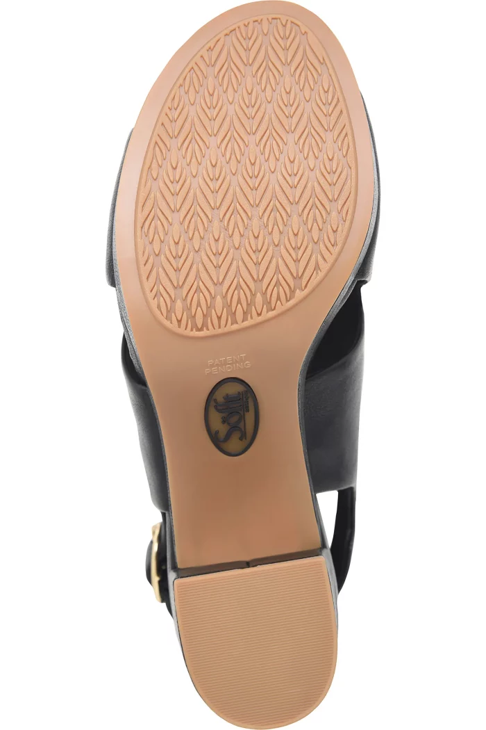 Söfft Liv Leather Slingback Sandal in Black - Image 3
