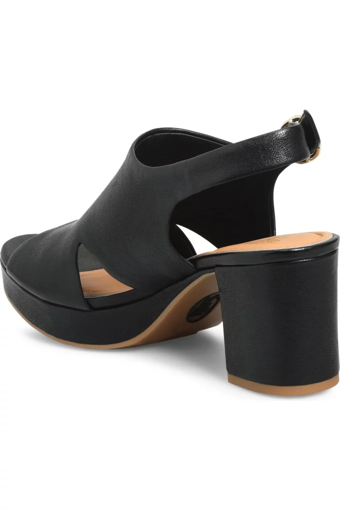 Söfft Liv Leather Slingback Sandal in Black - Image 4