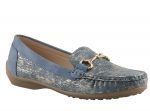 Patrizia - Bruns Blue Metallic Comfort Moccasin