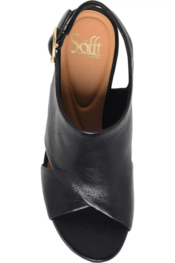 Söfft Liv Leather Slingback Sandal in Black - Image 2
