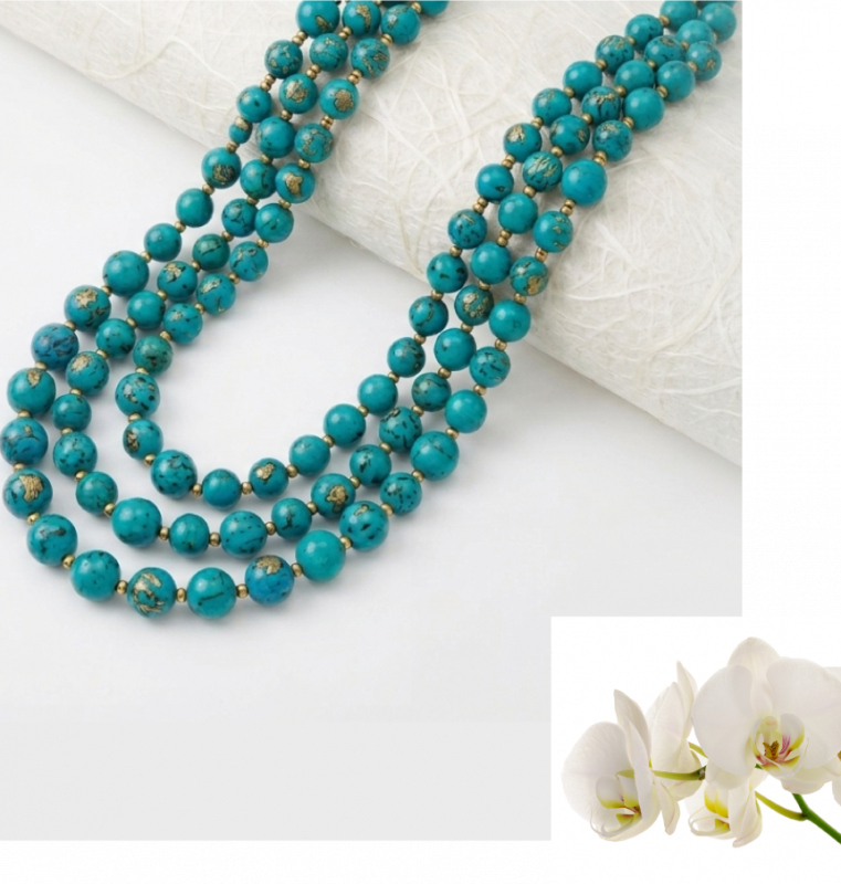 Tagua by Soraya Cedeño Blue Handmade Jewelry - Tela's Boutique Fresno