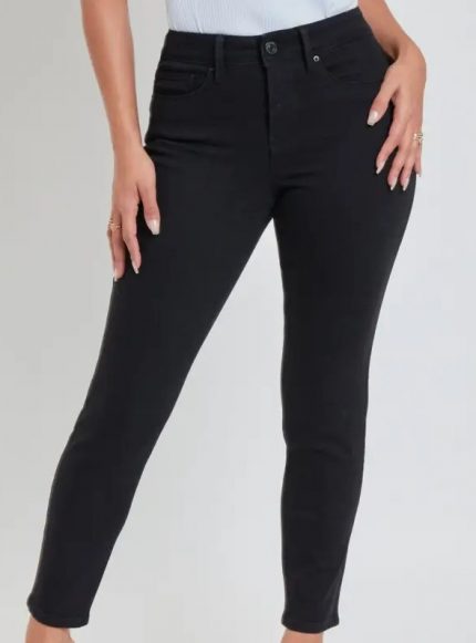 Royalty "Confidence" High-Rise Petite Skinny - Onyx Black