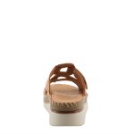 Spring Step Montera Women’s Artisan Leather Slide – Camel – Tela’s Boutique Fresno - Image 3
