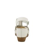 Flexus Natala Women’s T-Strap Wedge – White - Image 4