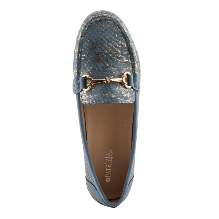 Patrizia - Bruns Blue Metallic Comfort Moccasin - Image 4