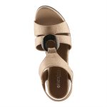 Patrizia Rola Brown Metallic T-Strap Dress Heel - Image 5