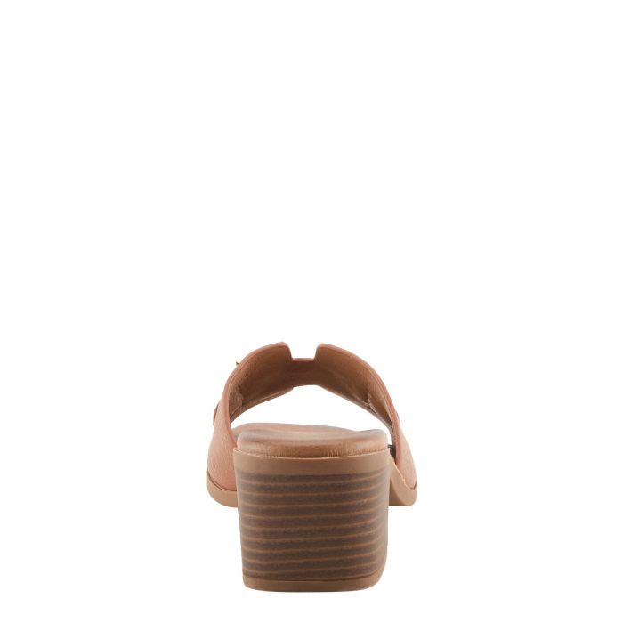 Patrizia by Spring Step Mabbitt Block Heel Slide Sandal (Camel) - Image 4