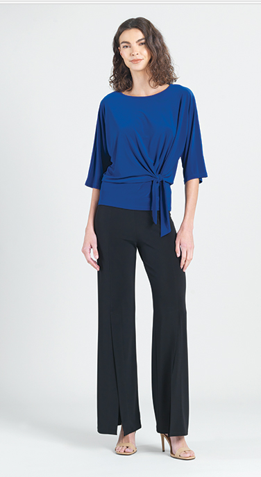 Clara Sunwoo Signature Side Tie Top – Royal Blue