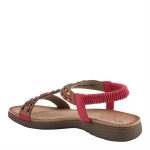 Patrizia by Spring Step - Ponyo Floral Beaded Sandal (Red)