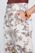 Coco Y Club Tropical Palm Wide-Leg Pant – Premium Linen Blend - Image 2