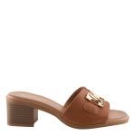 Patrizia by Spring Step Mabbitt Block Heel Slide Sandal (Camel) - Image 2
