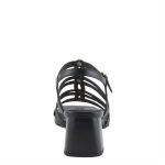 Azura by Spring Step Kutir Strappy Block Heel Sandal (Black) - Image 5