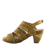 L'Artiste by Spring Step | Perfdfection Hand-Painted Leather Sandal – Yellow - Image 5