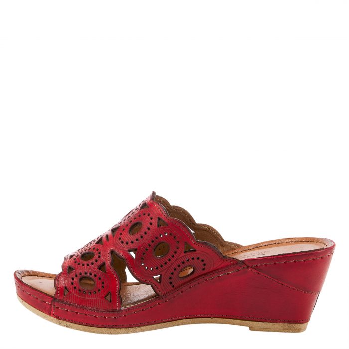 Spring Step Labarnas Women's Leather Wedge Sandal - Image 3